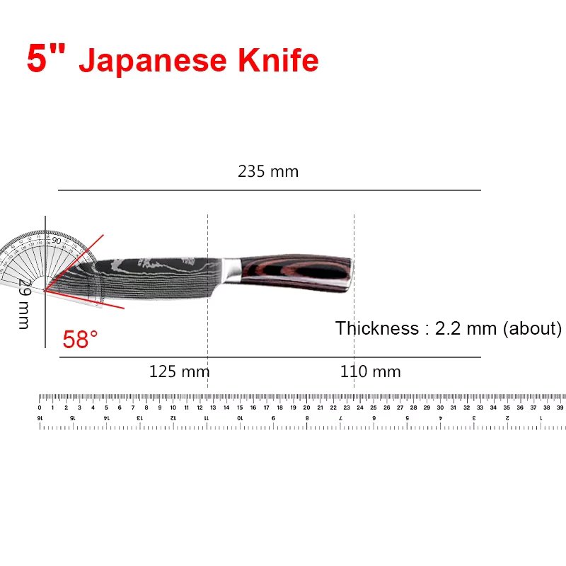 5inch santoku knife