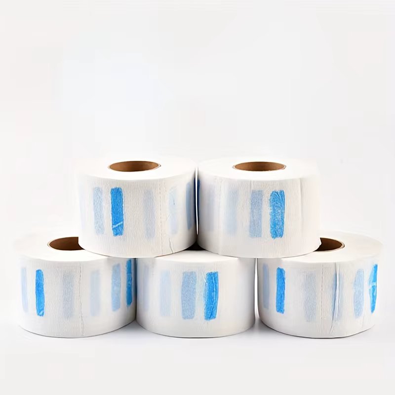5pcs/set Professional Neck Paper Salon Barber Hair Dresser Roll Cutting Dressing Hairdressing Collar Accessory Necks Covering