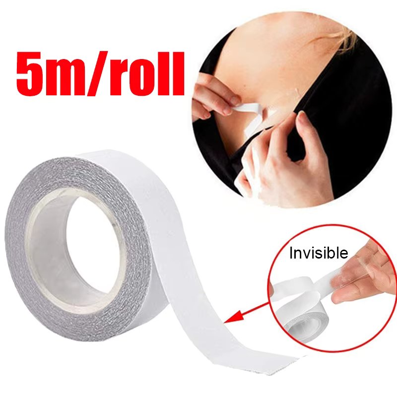 Double Sided Body Tape Self-Adhesive Bra Clothes Dress Shirt Secret Sticker Clear Lingerie Tape Anti-naked Invisible Chest Patch