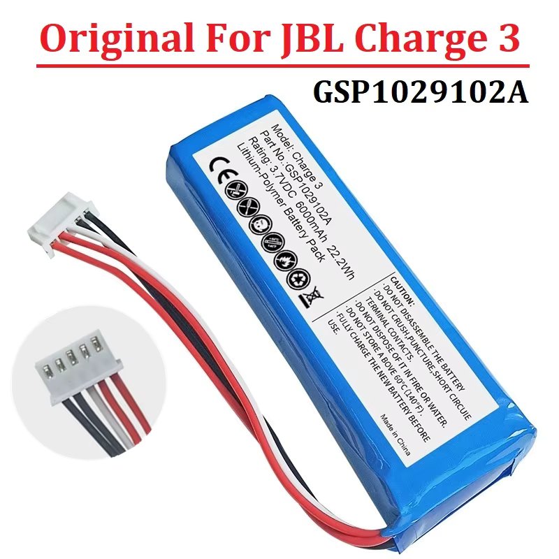 Original 6000mah Battery for JBL Charge 3 Charge3 GSP1029102A Batteria