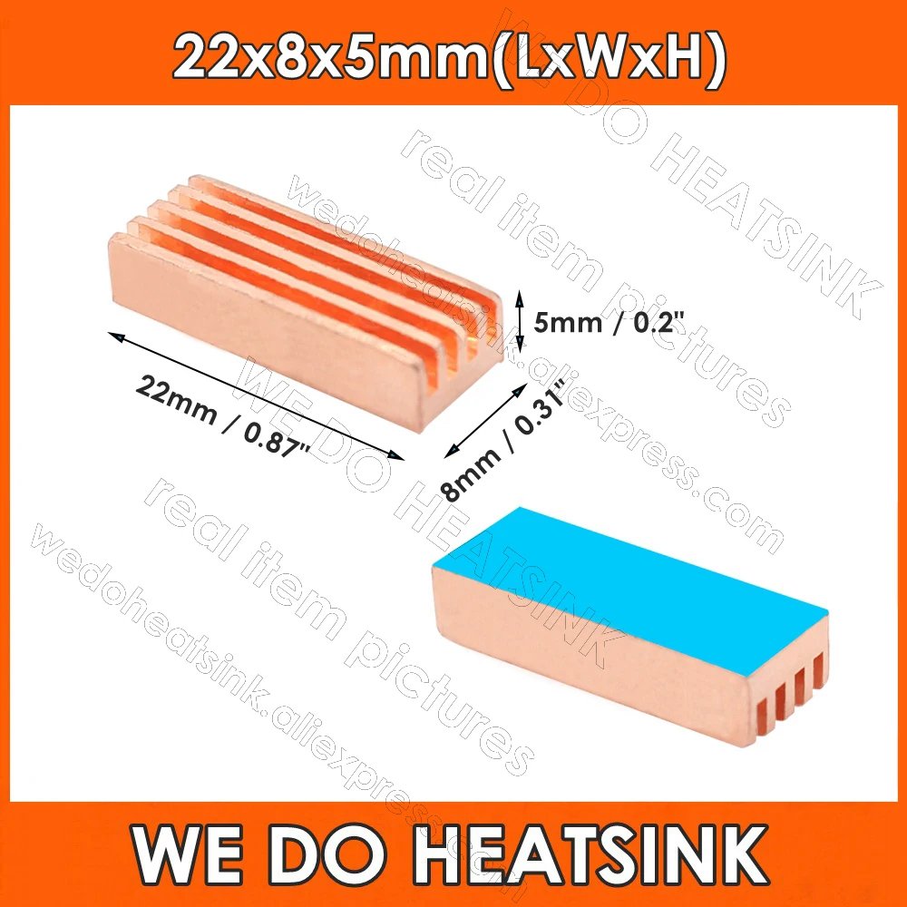 22x8x5mm With Pad