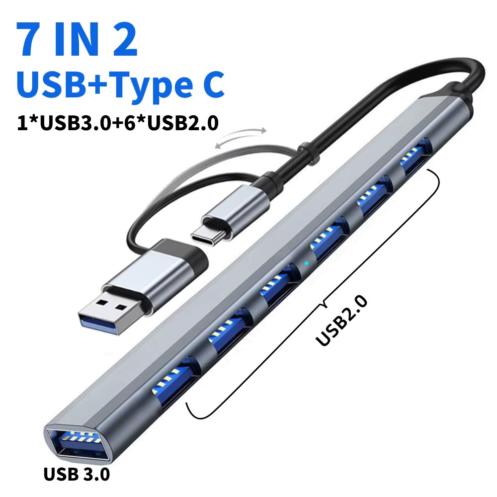 7 in 2 USB