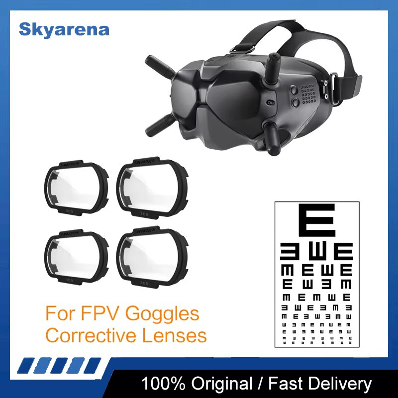 Corrective Lenses for dji fpv goggles v2 corrective lens Accessories To Myopia lenses 200/300/400/500/800 Degree