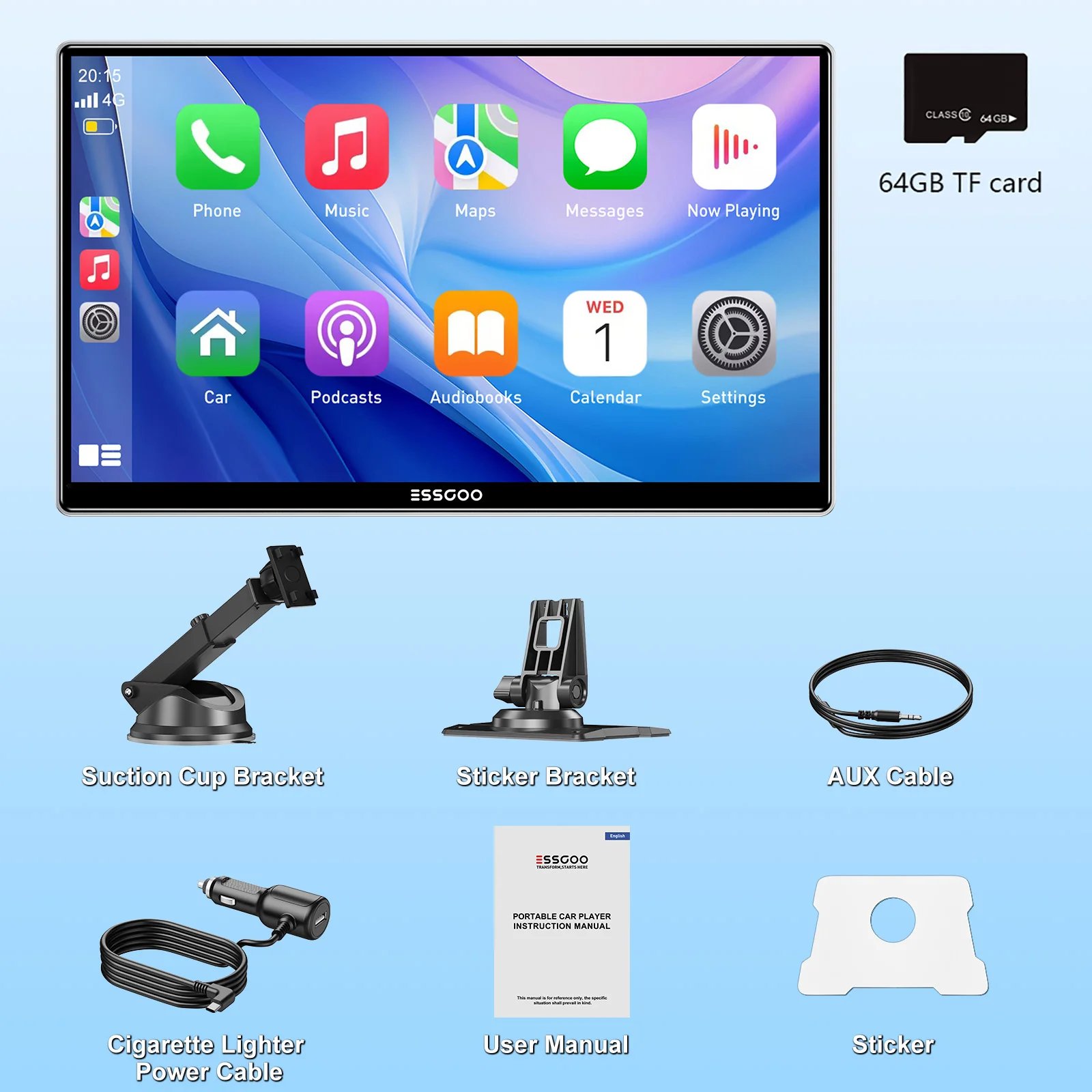9 Inch Carplay 64GB