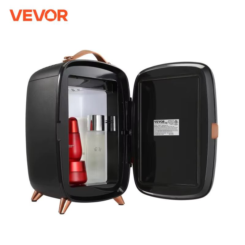 VEVOR 6L Mini Cosmetics Fridge Single Door Electric Refrigeration Keep Cooling Mask Beverage for Household Dormitory Car Use