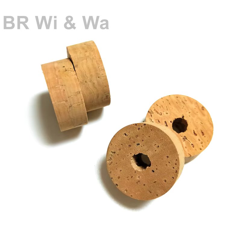 BR Wi&Wa  AAA cork ring   ( 10pcs ) 1 1/4" x 1/2" x1/4'' high quality  cork fishing rod repair rod building