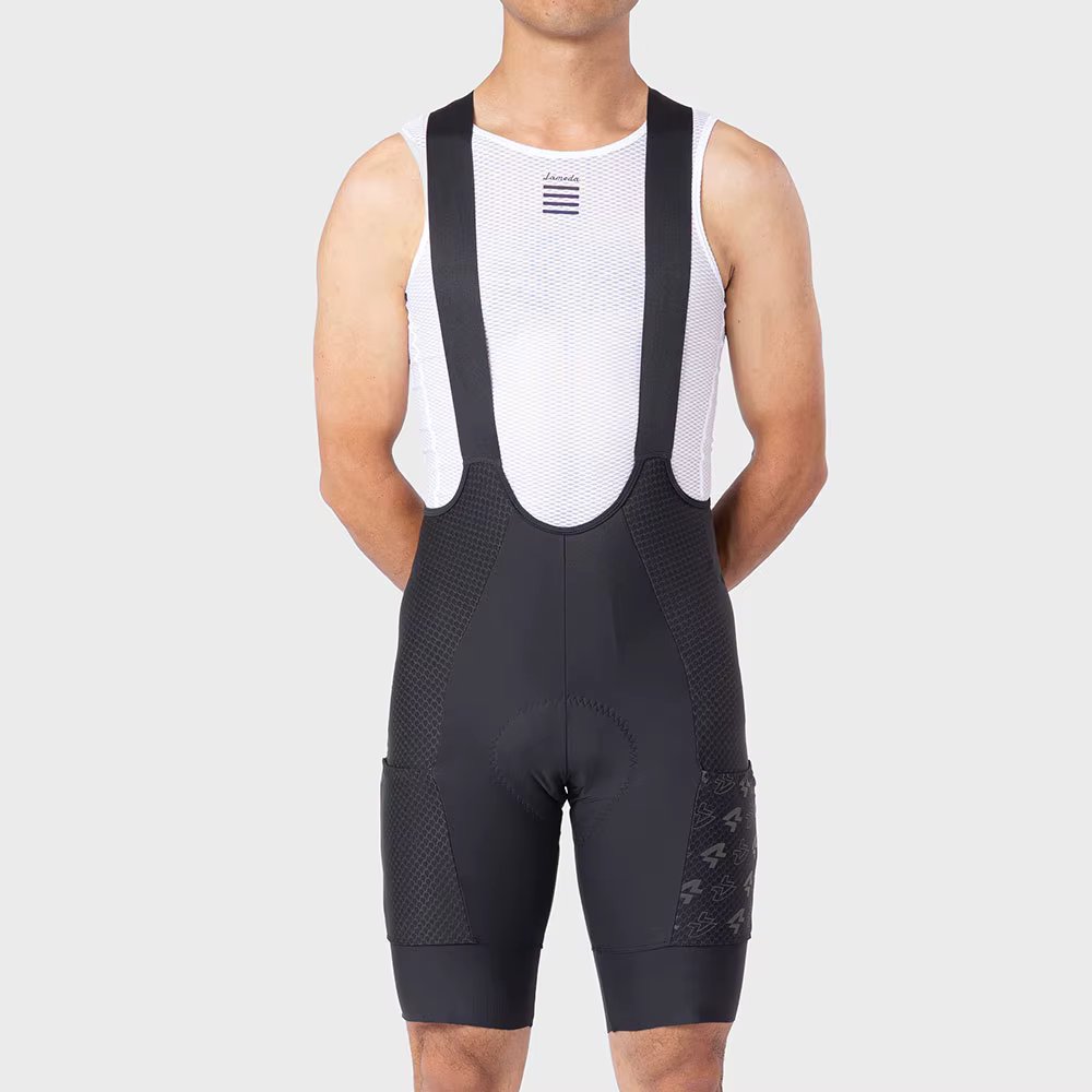 LAMEDA ACE Level bib short riding suit 23SSZ504 men's black