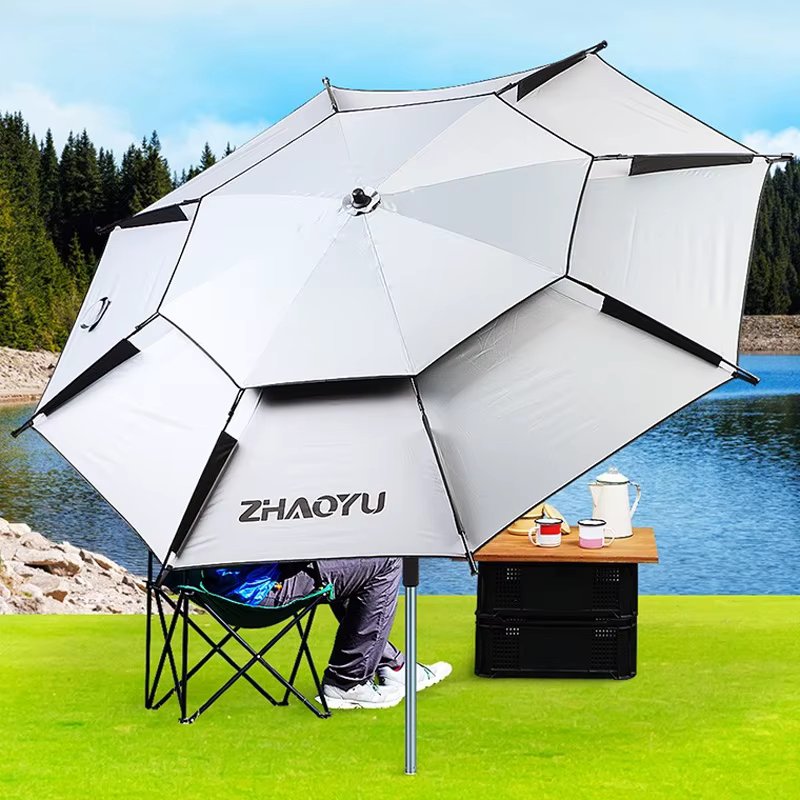 Librium large parasol fishing angle camping pedestal super large umbrella Terrace