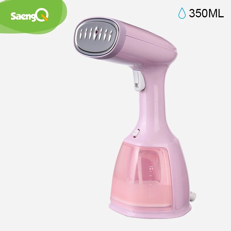 saengQ Steam Iron Garment Steamer Handheld Fabric 1500W Travel Vertical 350ml Mini Portable  Home Travelling For Clothes Ironing