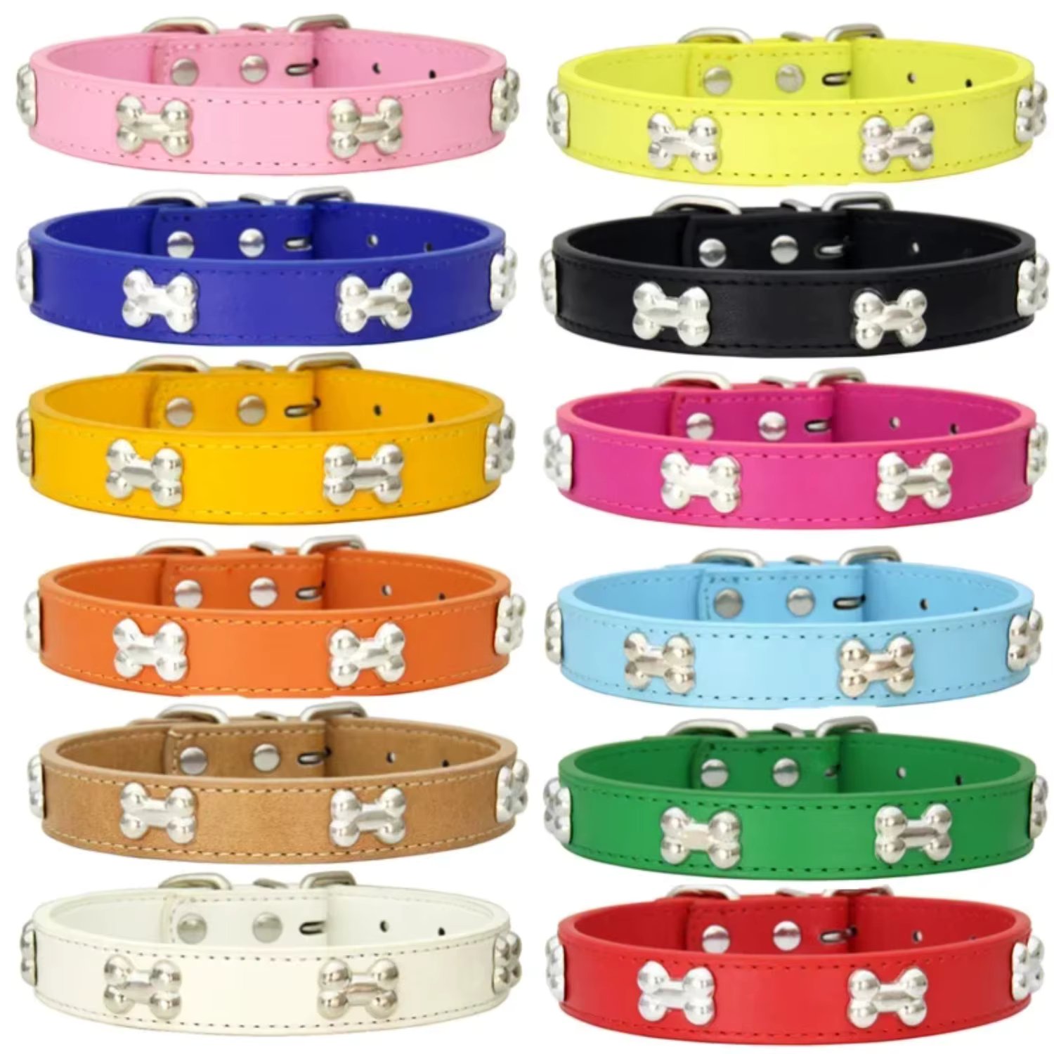 Stylish and chic leather pet collar collection for the discerning pet owner. Treat your furry friend to ultimate comfort and sty