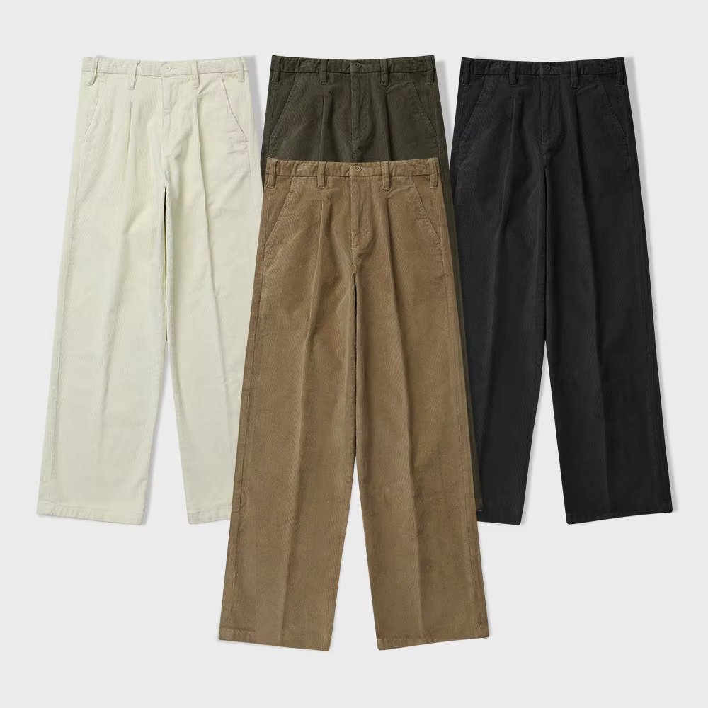 Men's Golden Pants Men's Widepants Fleece Pants Fleece Pants for Women Spring Autumn Winter Big-size Pants