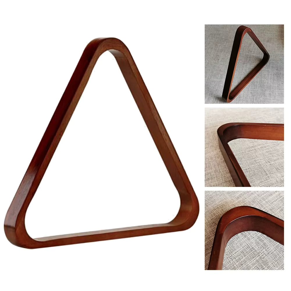 Wooden 8Ball Triangle Rack For Billiard And Pool, Suitable For American Pool Table, Creates A Professional Playing Atmosphere
