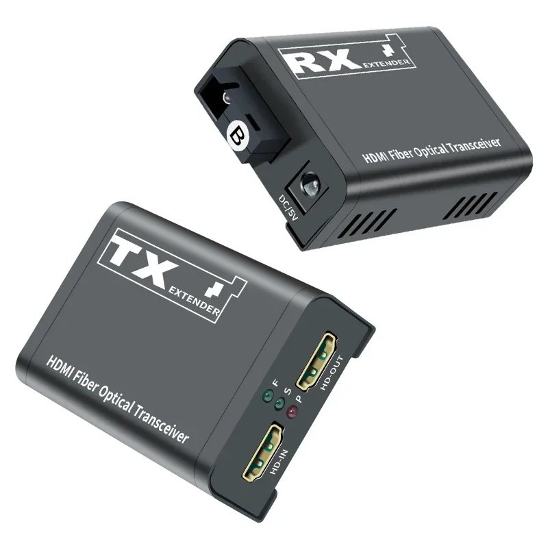 1080P HDMI Fiber Extender over SC Fiber Pptical cable 3Km HDMI Video Optical Transceiver HDMI to Fiber Converter with Loop out