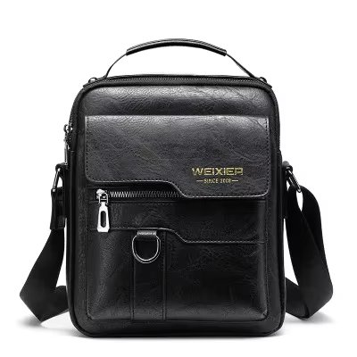 2021 New Men's Messenger Bag Brand designer PU Leather Retro Large-capacity Shoulder Bag Man Handbag Travel Backpack Sac à main