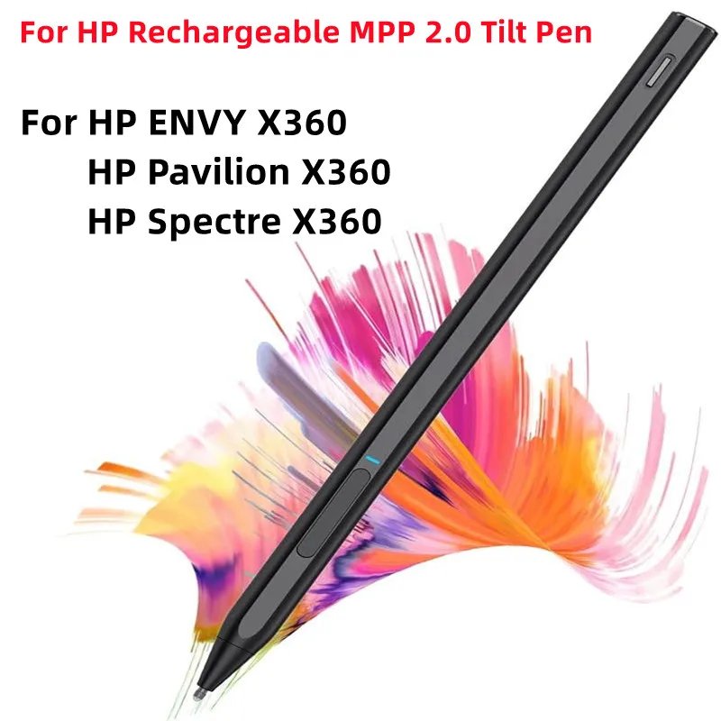 Stylus Pen For HP ENVY X360 Pavilion X360 Spectre X360 2-in-1 Laptop Rechargeable MPP 2.0 Tilt Pen 3J122AA#ABB