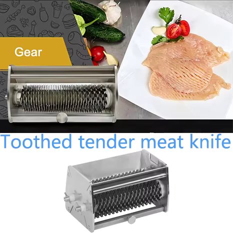 Toothed knife set