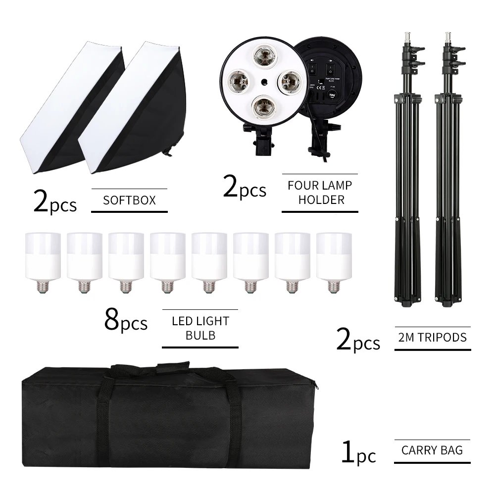 8pc bulb studio