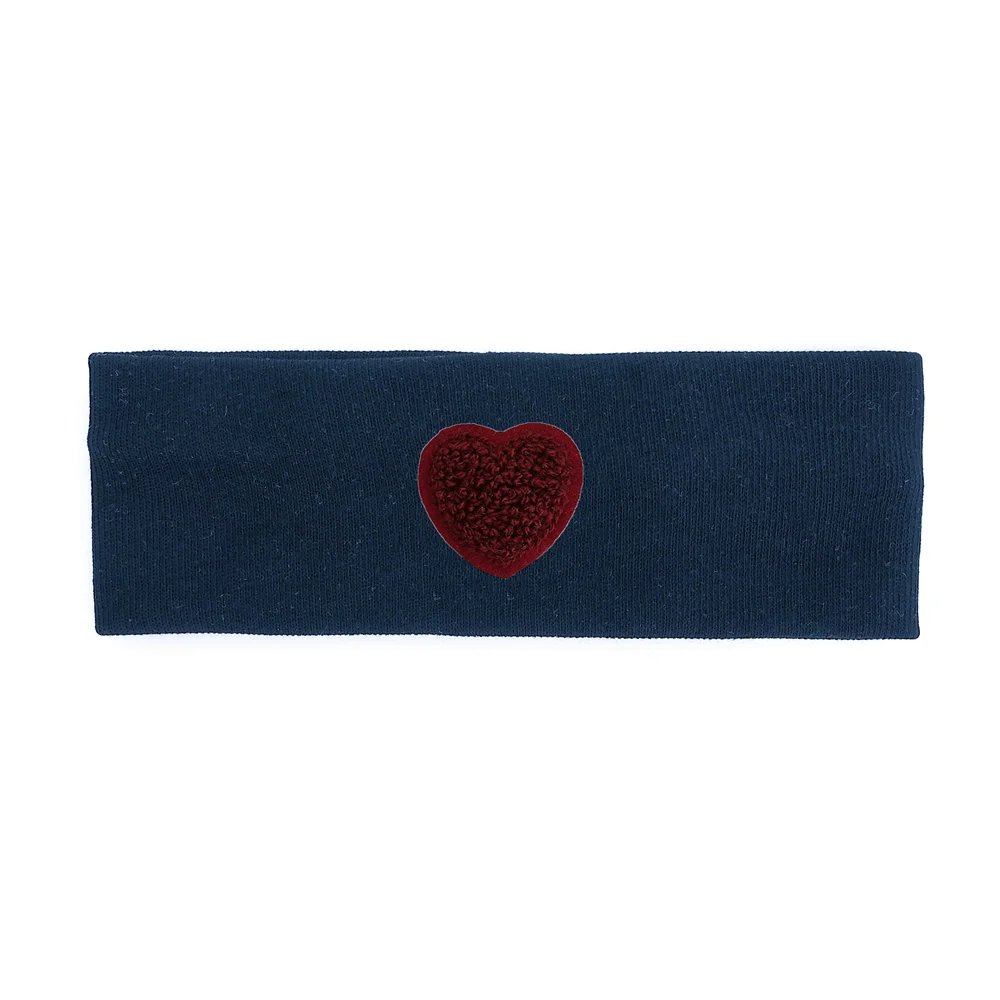 navy wine heart