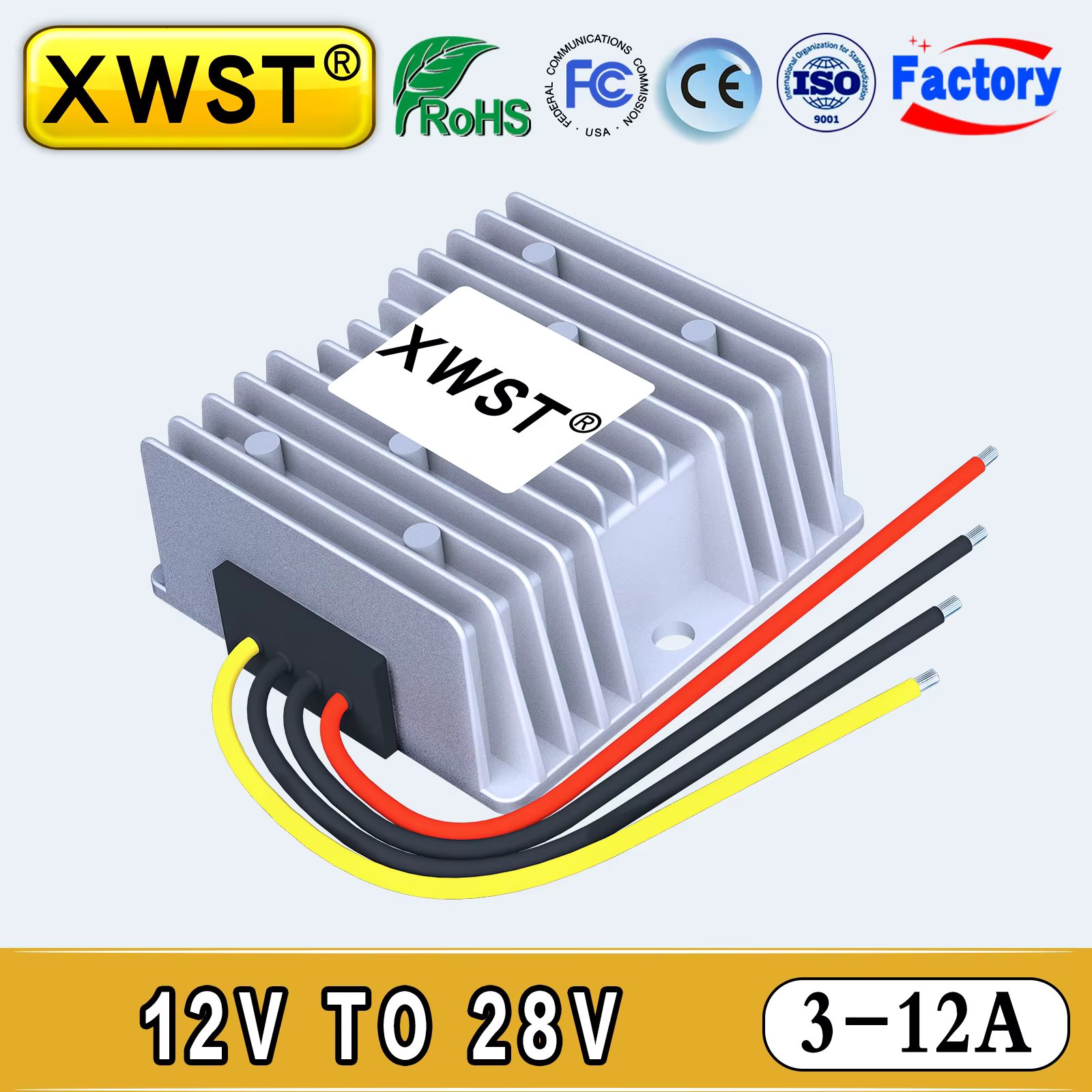 XWST DC DC Converter 12V to 28V Boost Inverter 3A 5A 10A 12A  Voltage Regulator Step Up Power Transformer Module For Audio CE