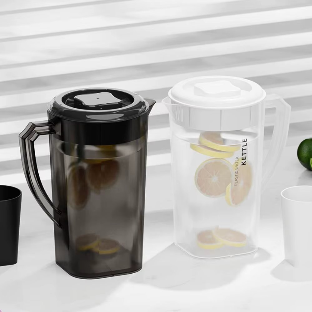 1.3/2.2/3L Cold Water Kettle Household Heat Resistant Large Capacity Pitcher Plastic Fall-resistant Juice Jug Refrigerator