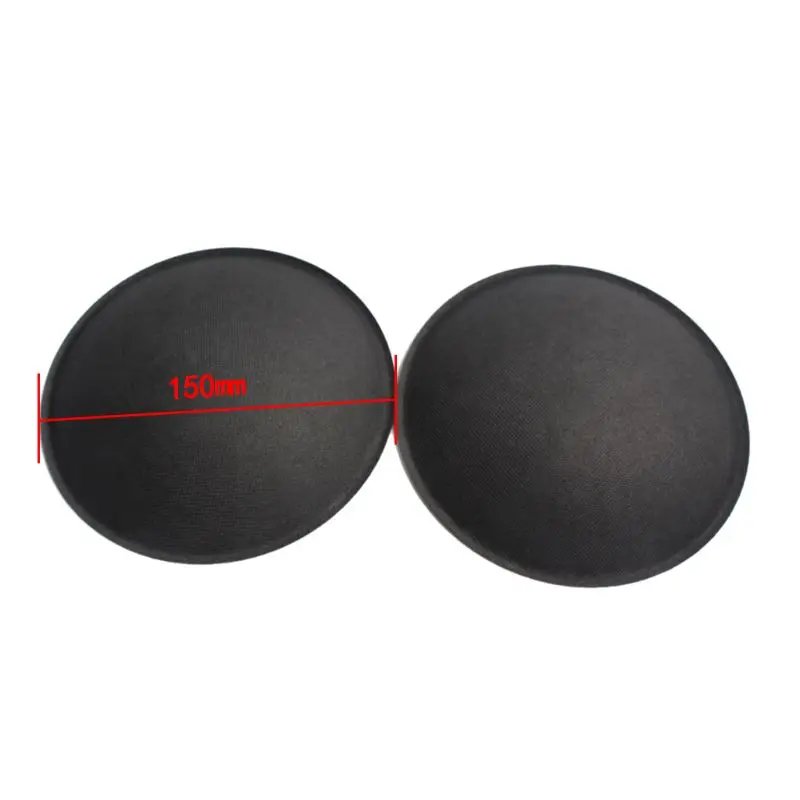 Y1UB 2 Pieces/set Dust-proof Speaker Dust Cover Dust Cover Cap Dust Cover Speakers Parts 130MM/150MM Black Audio Speaker