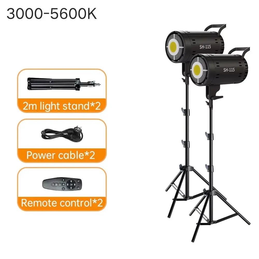 2m Tripod 115W 2pcs