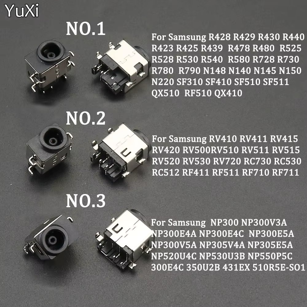 1PCS Laptop DC Power Jack Connector Charging Port For SAMSUNG RV411 RV515 RV420 RC512 RV511 RV510 RV509 RV515 R530 R540 QX510