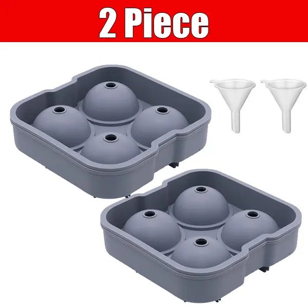 2pcs Blue-4 Holes