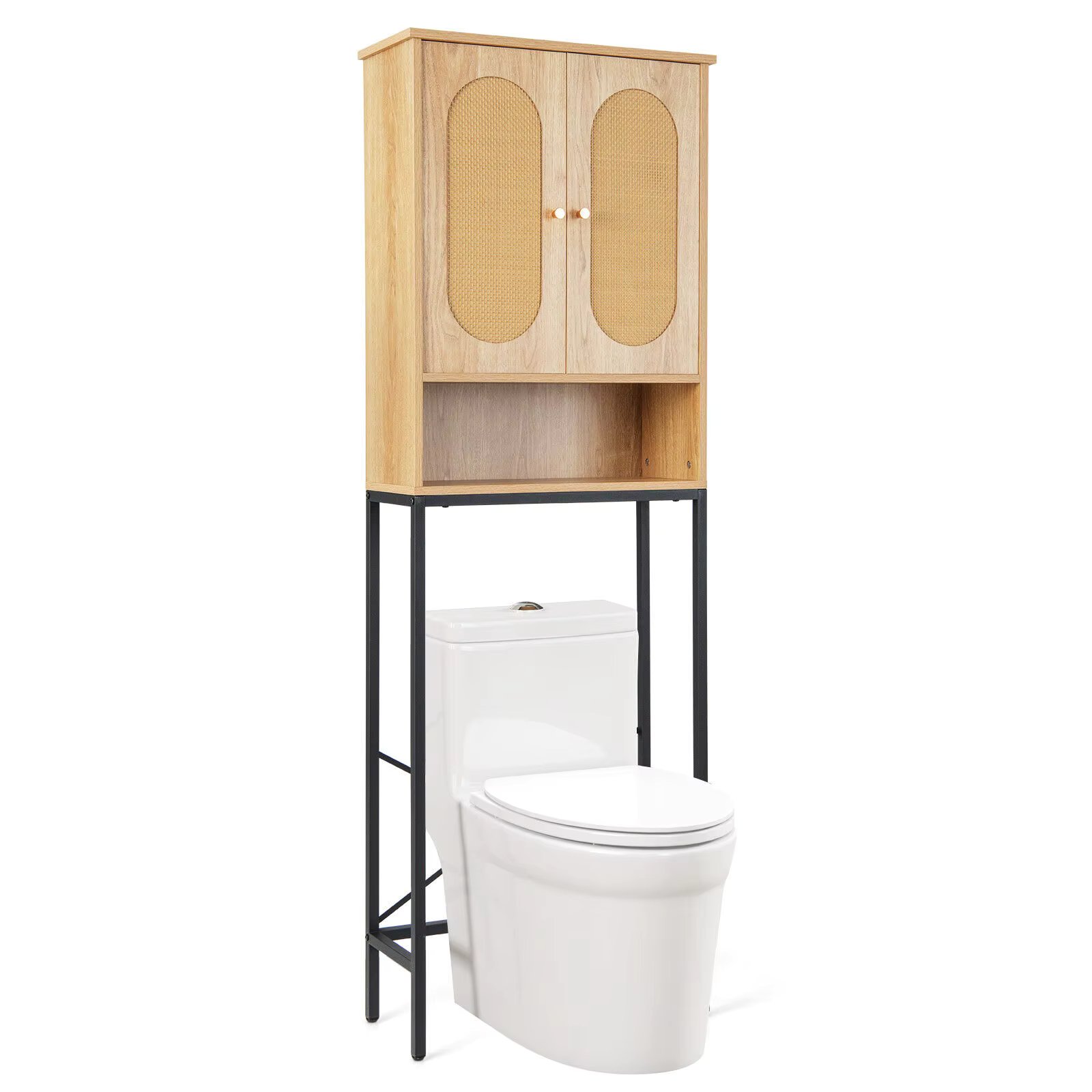 ERGOMASTER 175cm Over The Toilet Storage Cabinet Freestanding Toilet Storage Cabinet