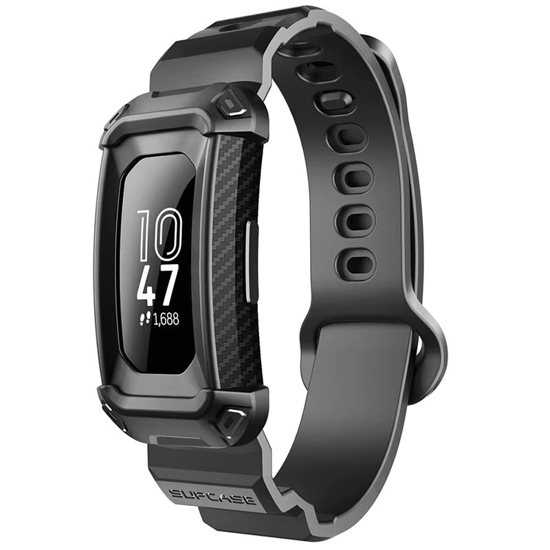 Strap Bands For Fitbit Inspire/Fitbit Inspire HR SUPCASE UB Pro Built-in Rugged Case Replacement Bands with Protective Case