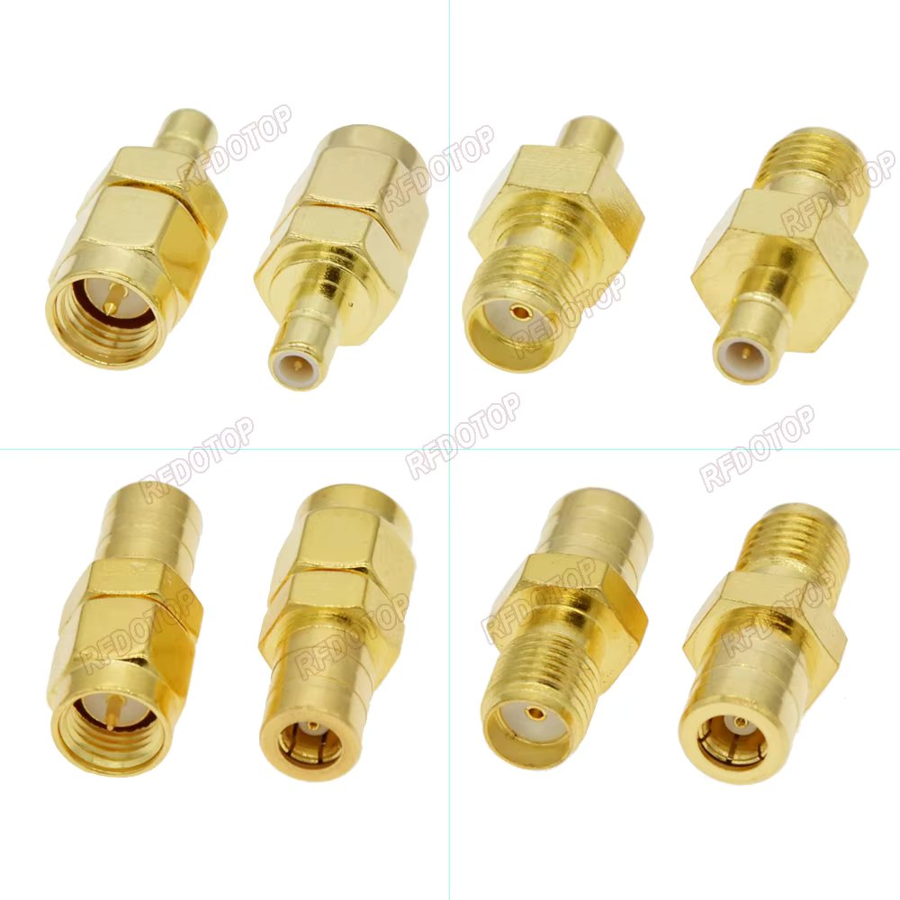 1pcs SMA to SMB DAB Car Aerial Adapter Antenna RF Connector for DAB+/FM/AM Radio Car Truck Satellite Radio 50 ohm RFDOTOP