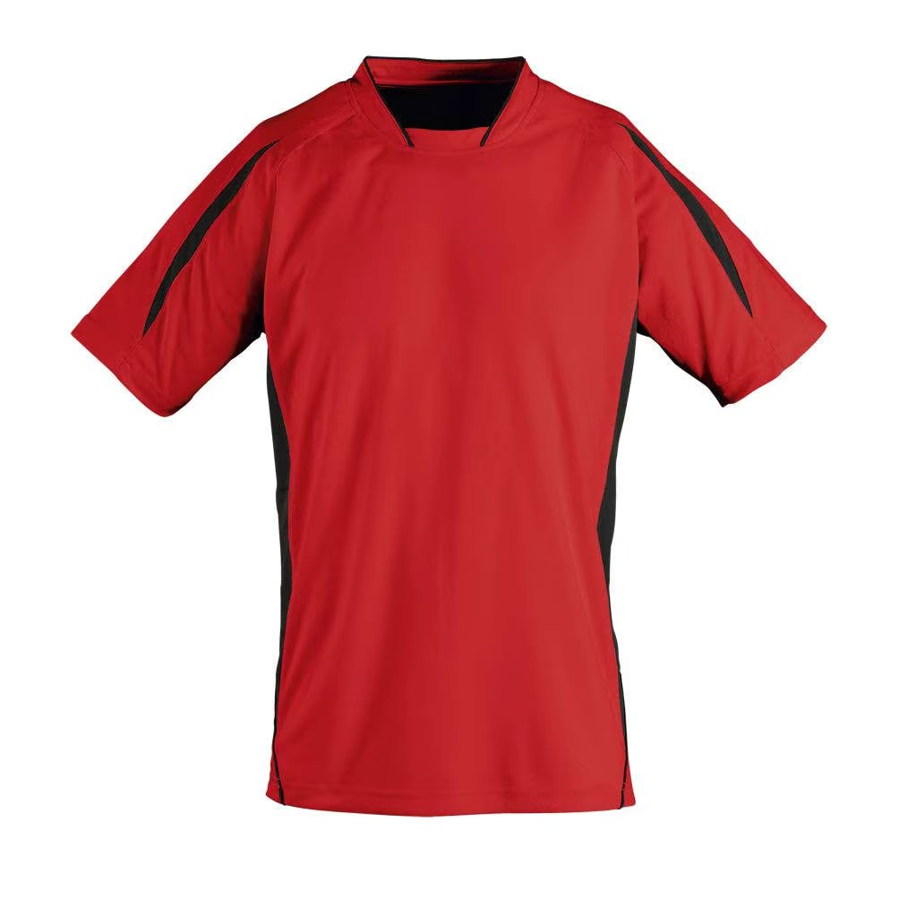 2 SSL MARACANA short sleeve adult T shirt size = M COLOR = red White