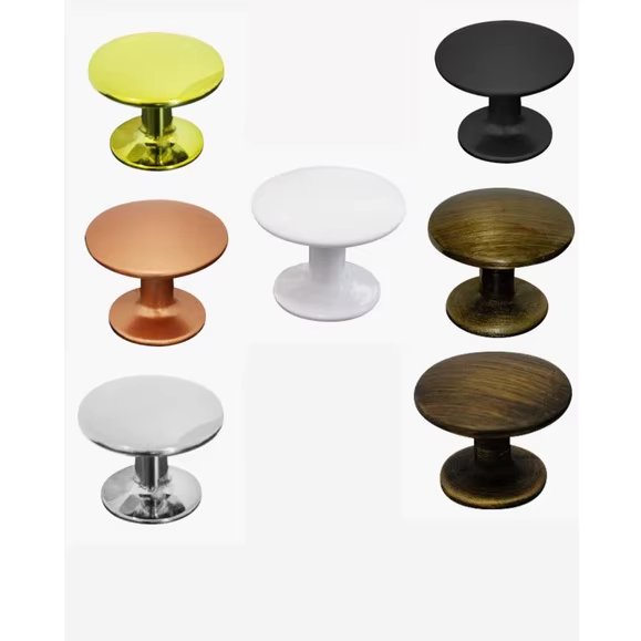 1 Hole Colonial Drawer Movels Armario Puller 28,5mm Various Colors