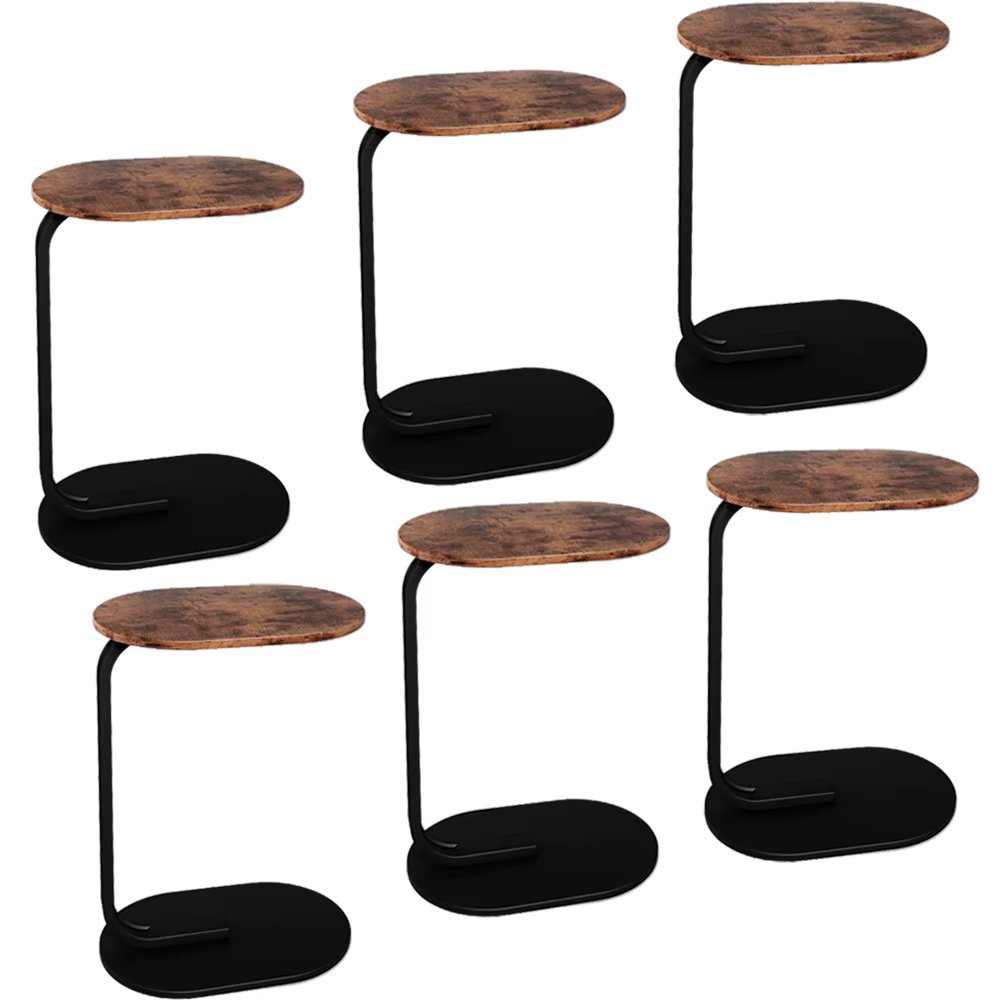 6pcs Dark Brown