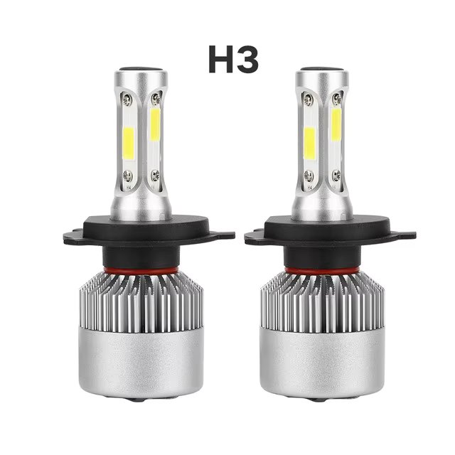 Car Lamp Pair H3 Led Headlight-72 W/pair, 36W/Lamp