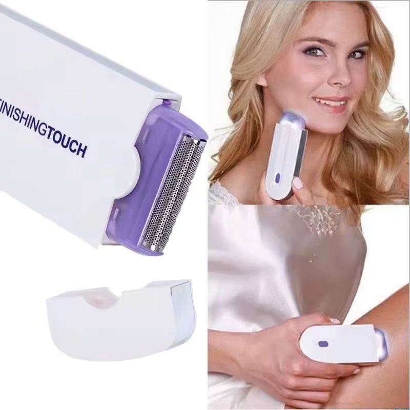 Epilator with Silky Eraser for Painless Hair Removal - Perfect Touch Facial Epilator for Any Body Part