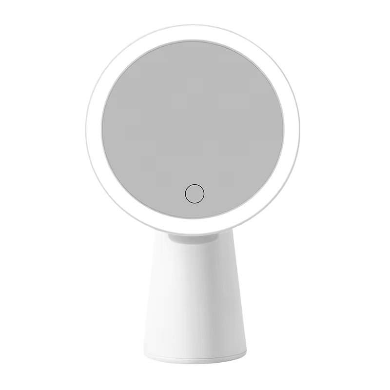 Rechargeable LED smart light mirror tabletop make-up mirror