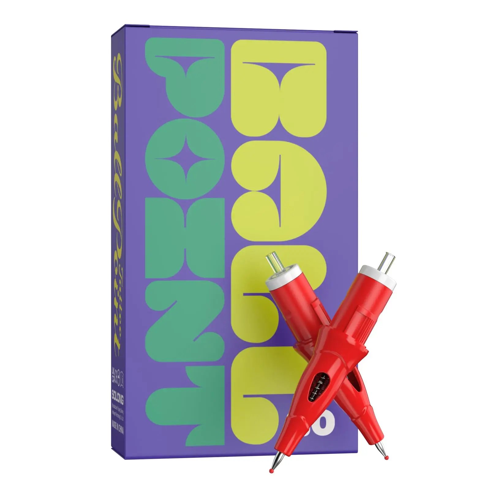 Solong Tattoo 20Pcs Ballpoint Pen Needles Tattoo Ball Pen Cartridges Needles For Dotwork Drawing Practice On Paper For Beginners