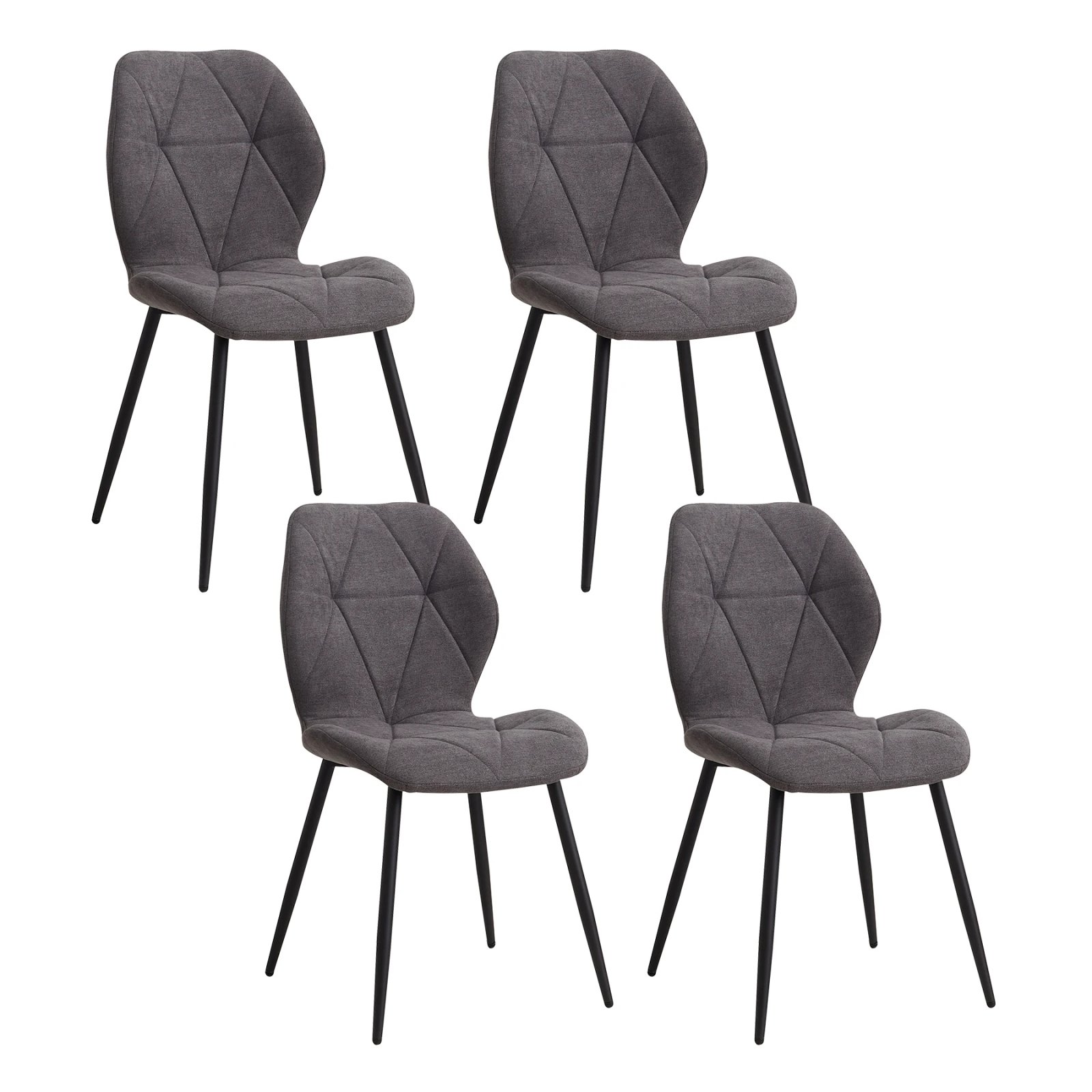 4PCS-Dark Grey
