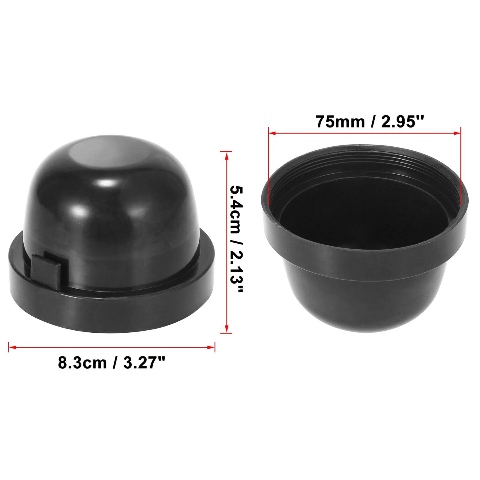 2pcs 75mm