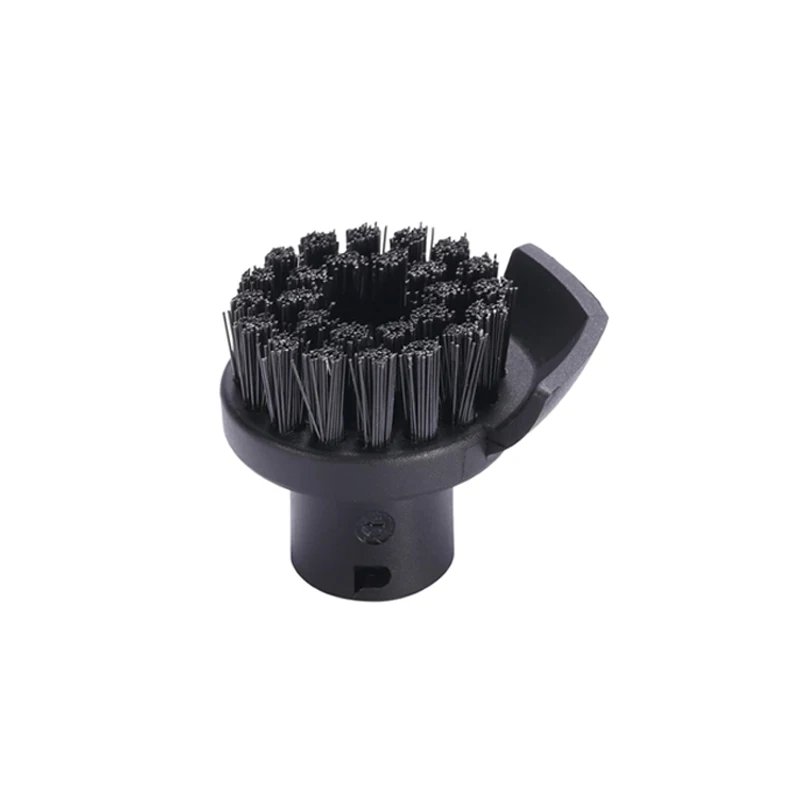 Round Clean Brushes With Scraper for Karcher SC1 SC2 SC3 SC4 SC5 SC7 CTK10 Steam Cleaner Accessories Nylon/Copper Wire Bristle