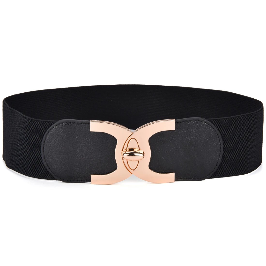 Women's Wide Stretchy Belt Vintage Elastic Female Waist Cinch Fashion Lady Cummerbund Available in Multiple Colors