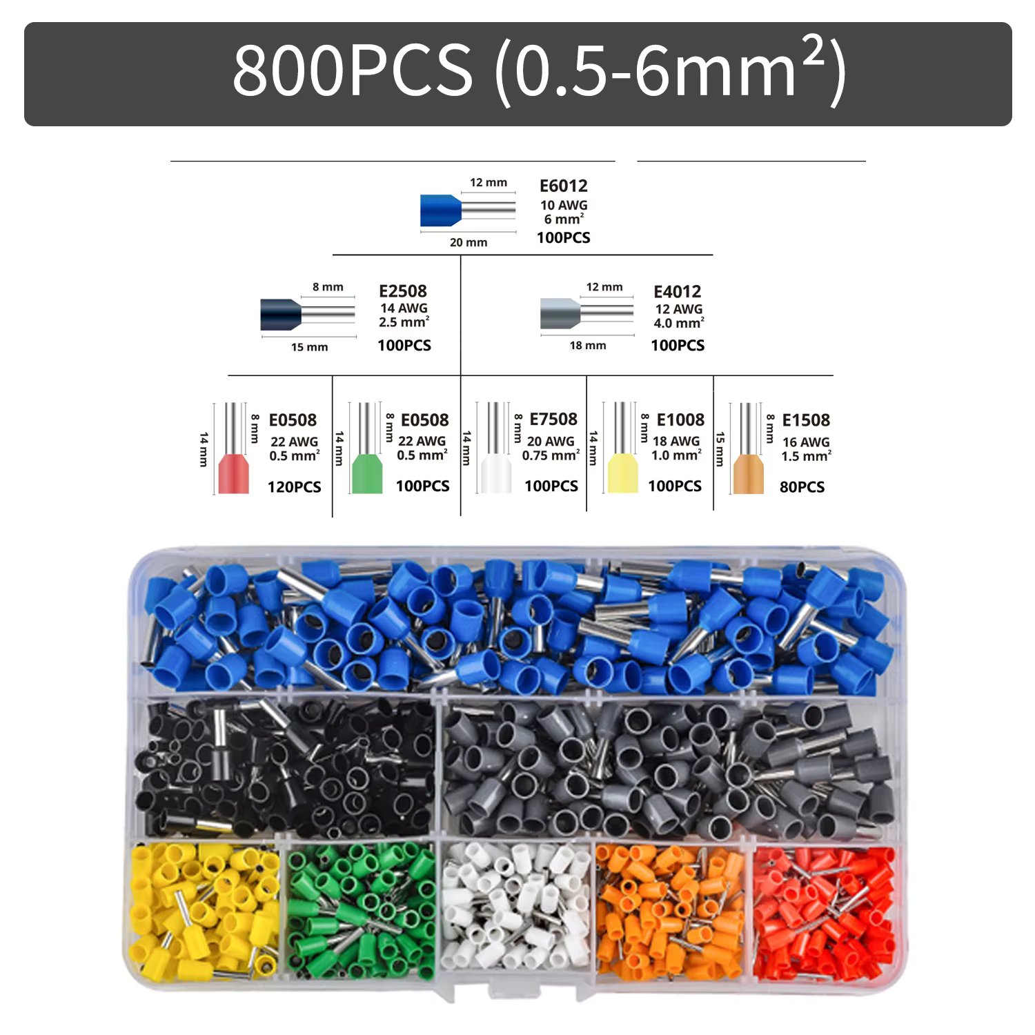 800PCS