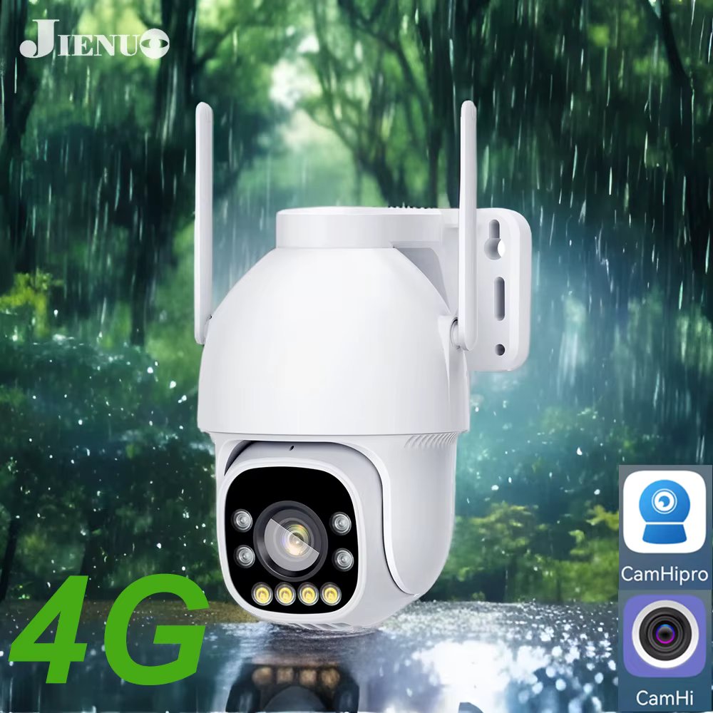 4G Wireless Camera PTZ Infrared NightVision Full Color Outdoor Waterproof Free 100mb Sim Traffic Indoor CCTV Surveillance IP Cam