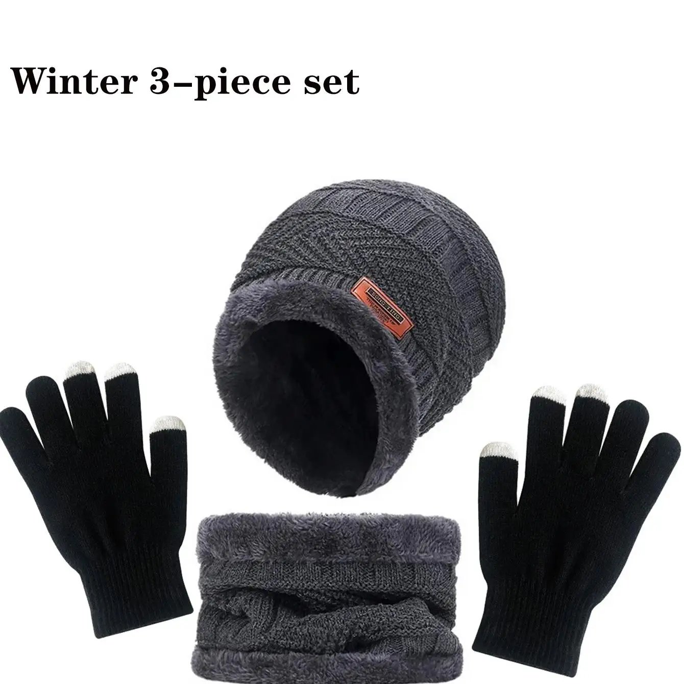 Dark gray 3 pcs set