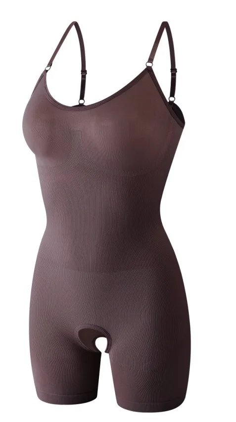 Seamless Bodysuit Compression Open Crotch Shapewear Women Push Up belly tightening Corset Slimming Butt Lifter Full Body Shaper