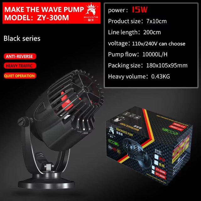 15W 10000L Black