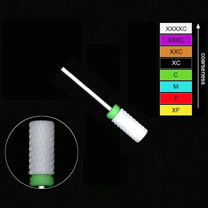 Ceramic Tungsten Nail Drill Bits Milling Cutter For Manicure Pedicure Nail Files Buffer Nails Art Equipment Accessories Tool