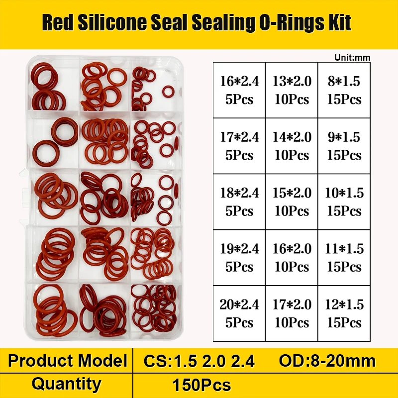 Red 150pcs