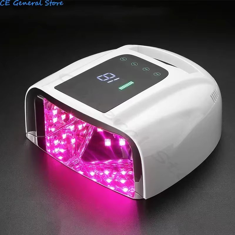 2024 New Rechargeable Nail Lamp Cordless Gel Polish Dryer UV Light for Nails Manicure Light Wireless Nail UV LED Lamp